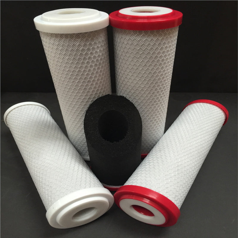 Carbon water filter cartridge